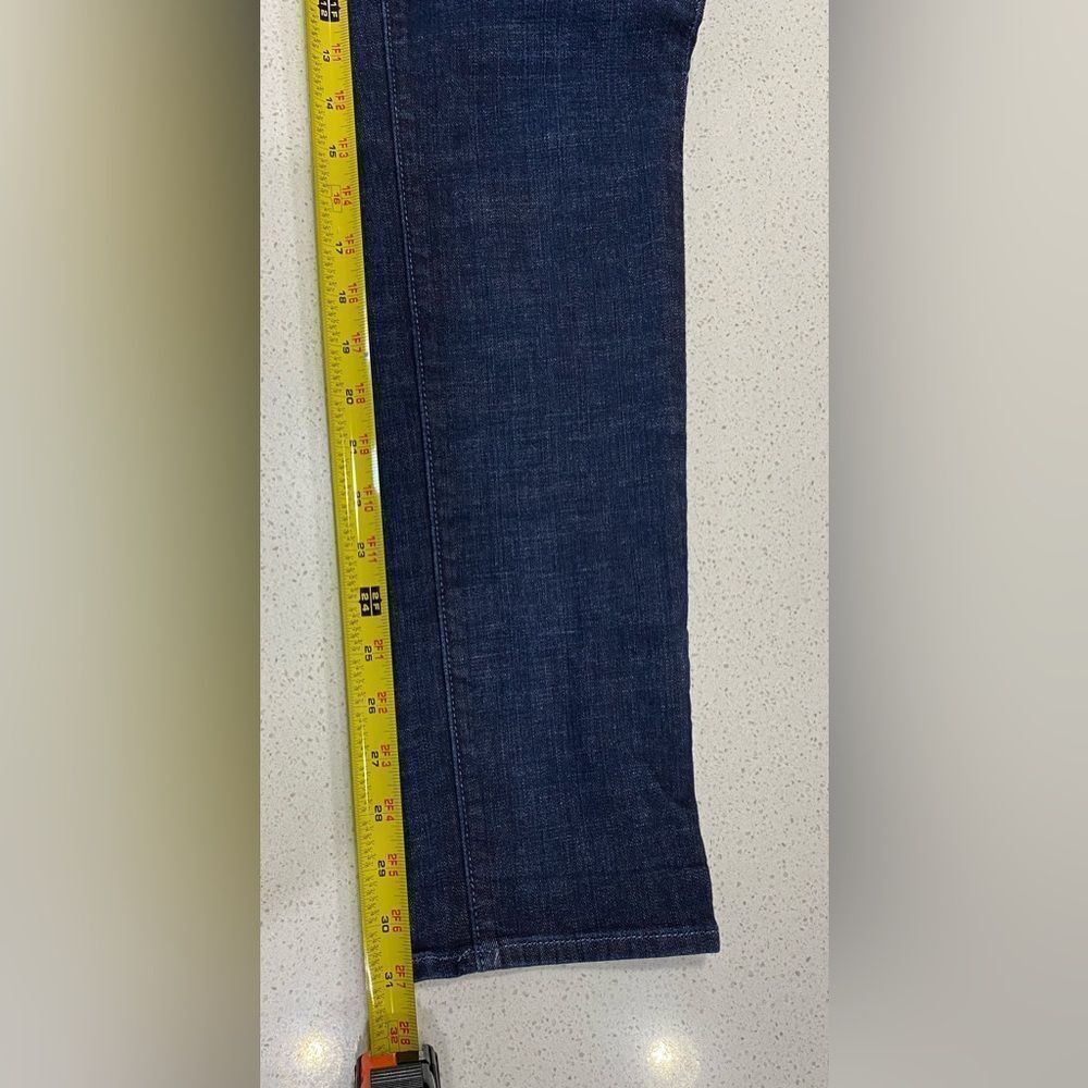 Pilcro Anthropologie Fit/S.TE.T Dark Blue Wash Denim Jeans 29x31 LNWO Tags - Picture 3 of 12